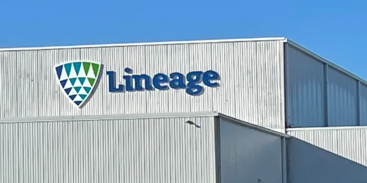 Lineage Image de l’installation d’entreposage à température contrôlée