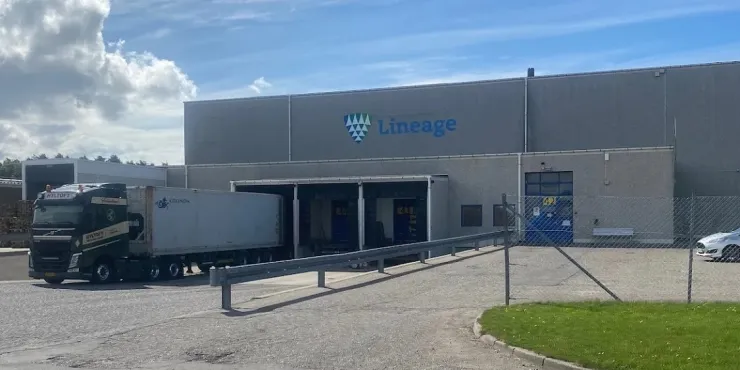 Lineage Image de l’installation d’entreposage à température contrôlée