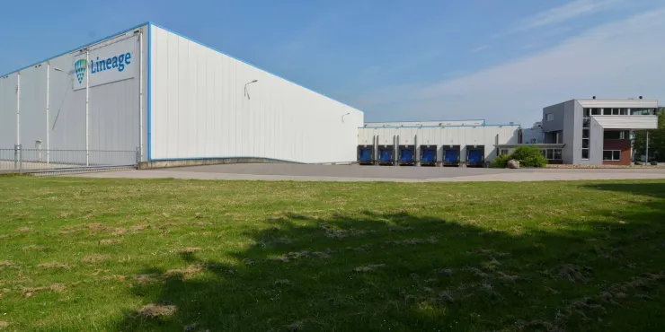 Lineage Image de l’installation d’entreposage à température contrôlée