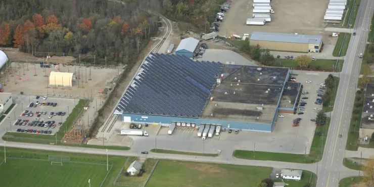 Lineage Image de l’installation d’entreposage à température contrôlée