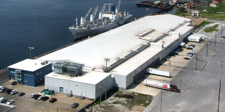 Lineage Image de l’installation d’entreposage à température contrôlée