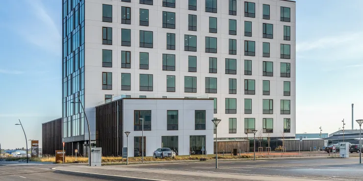 Imagen de las instalaciones de almacenamiento con control de Lineage .