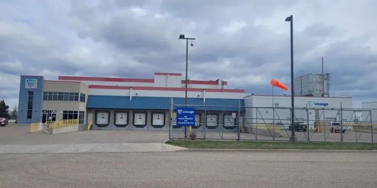 Lineage Image de l’installation d’entreposage à température contrôlée