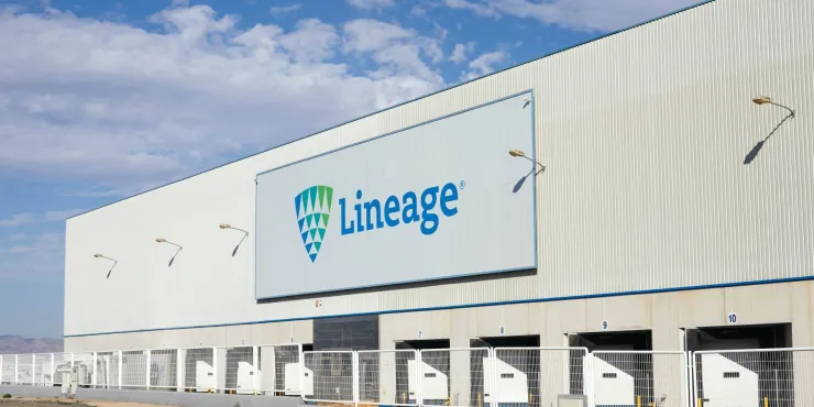 Lineage Image de l’installation d’entreposage à température contrôlée