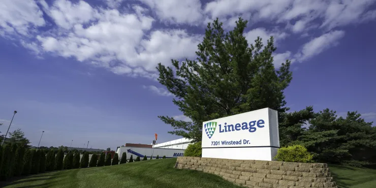 Foto exterior de las instalaciones Lineage en Louisville - Winstead.