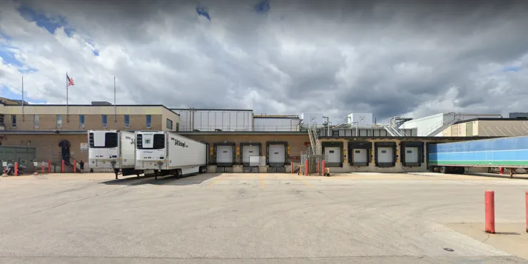 Extérieur de l’entrepôt frigorifique de Milwaukee