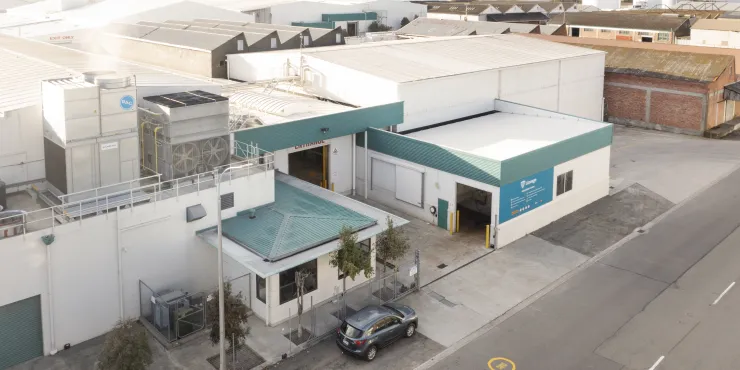 Lineage Image de l’installation d’entreposage à température contrôlée