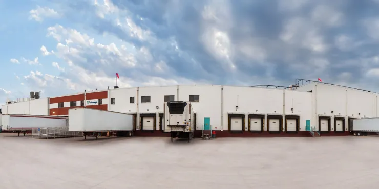 Foto panorámica de las instalaciones de Lineage en Dodge City