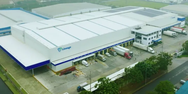 Lineage Image de l’installation d’entreposage à température contrôlée