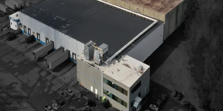 Lineage Image de l’installation d’entreposage à température contrôlée