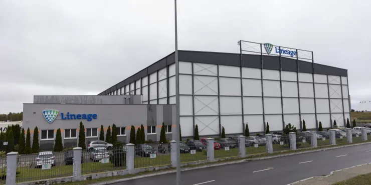 Lineage Image de l’installation d’entreposage à température contrôlée