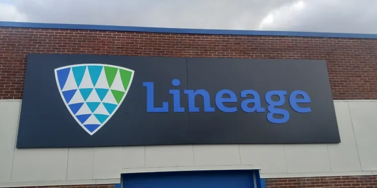 Lineage Image de l’installation d’entreposage à température contrôlée