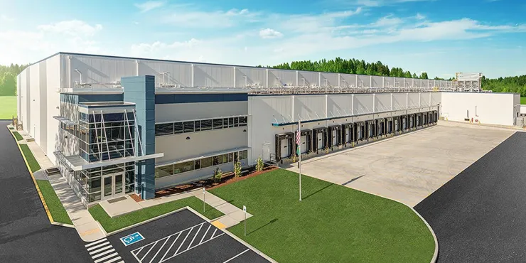 Foto exterior de las instalaciones de Lineage en Seattle (Burien)