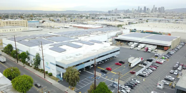 Lineage Image de l’installation d’entreposage à température contrôlée