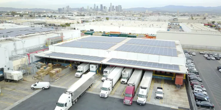 Lineage Image de l’installation d’entreposage à température contrôlée