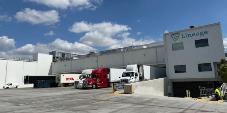 Lineage Image de l’installation d’entreposage à température contrôlée