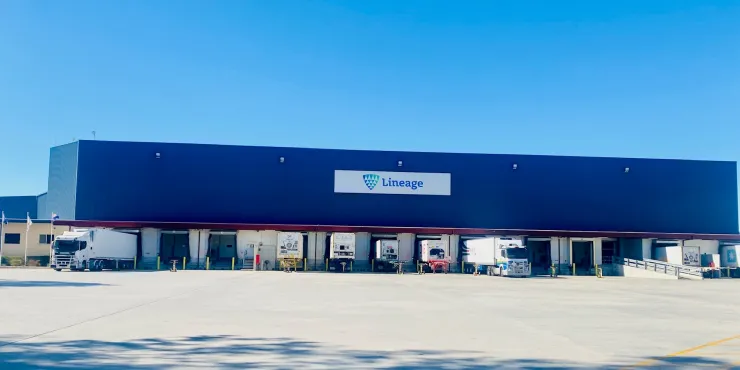 Lineage Image de l’installation d’entreposage à température contrôlée