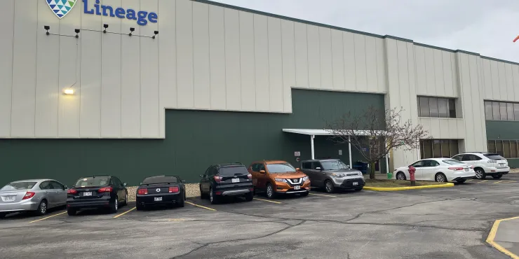 Extérieur de l’entrepôt frigorifique McFarland du Wisconsin