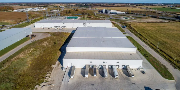 Lineage Image de l’installation d’entreposage à température contrôlée