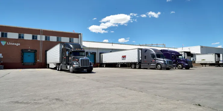 Foto exterior de las instalaciones de Lineage en Greeley