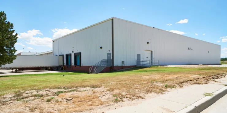 Foto exterior de las instalaciones de Lineage en Greeley