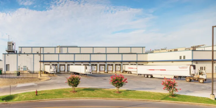 Foto de las instalaciones de Lineage en Decatur, AL