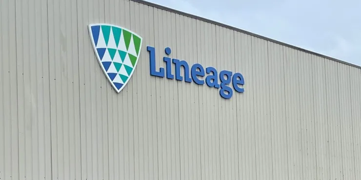 Lineage Image de l’installation d’entreposage à température contrôlée