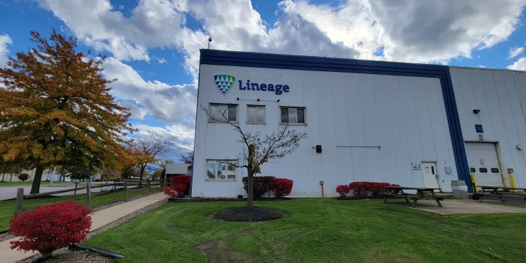 Lineage Image de l’installation d’entreposage à température contrôlée