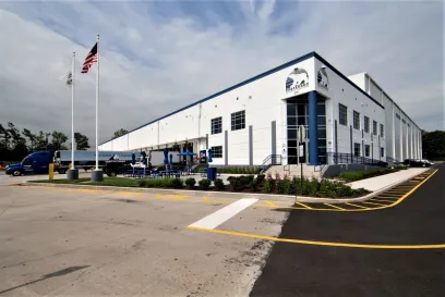 Extérieur de l’entrepôt frigorifique 