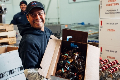 box of lobsters