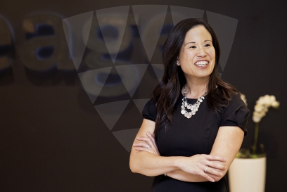 team member in corporate office