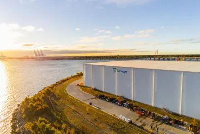 exterior of cold warehouse