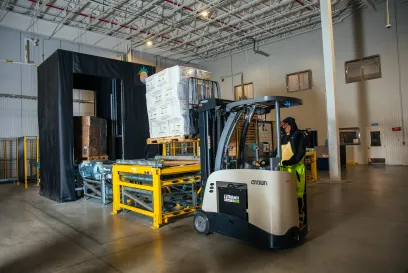 warehouse forklift
