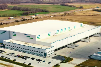 cold storage warehouse exterior