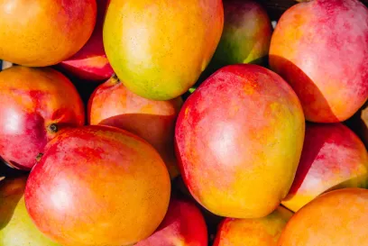 Lineage Fresh services and cold storage facilities help ensure the safety and quality of mangos and other fruits and vegetables at grocery stores.