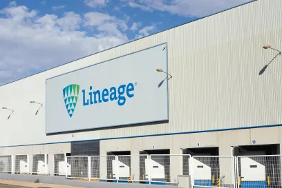 A Lineage cold storage warehouse