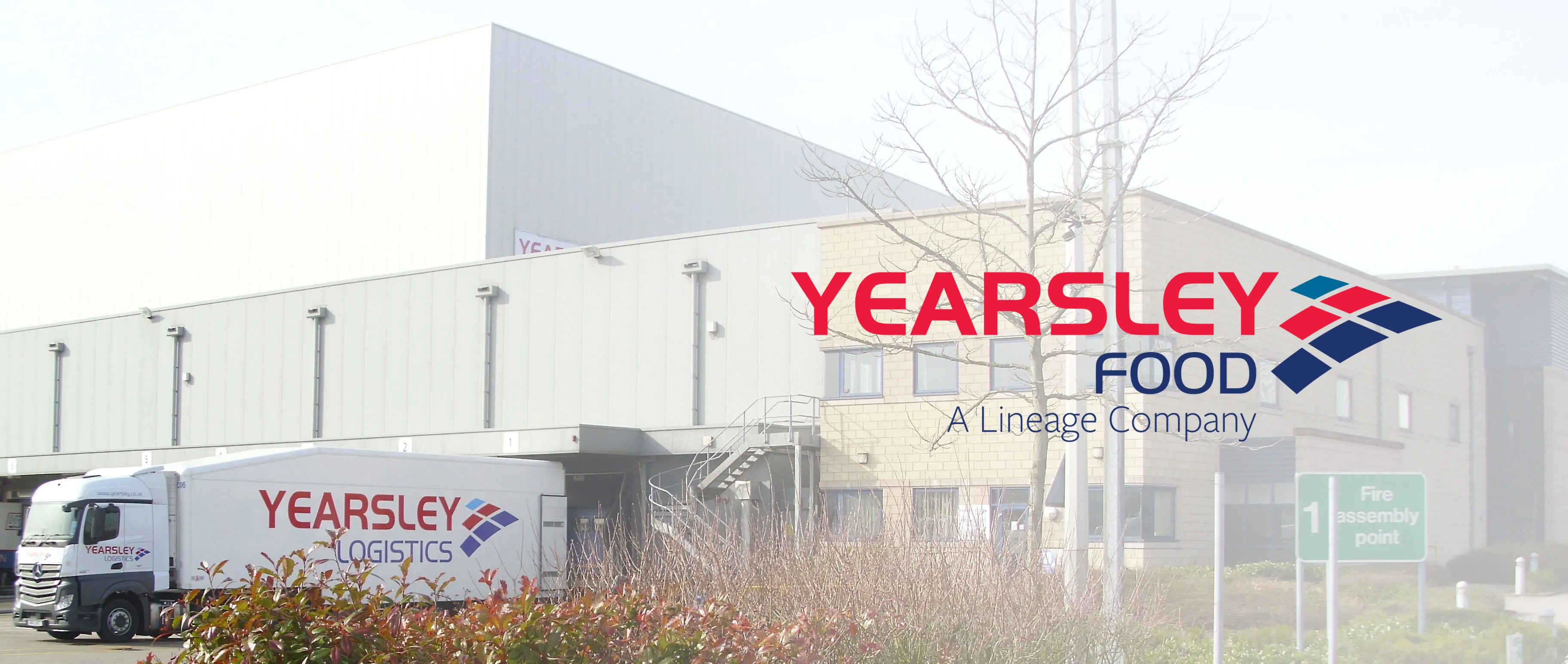 Instalación Yearsley con logotipo encima