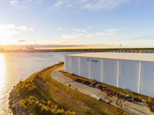 La red global de almacenes de Lineage incluye más de 480 instalaciones en 19 países de todo el mundo.