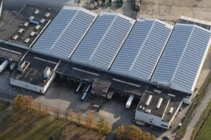 Almacén de Rijkevorsel Toma aérea Bélgica