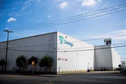 Vue de rue de Lineagesur le boulevard Bandini à Vernon