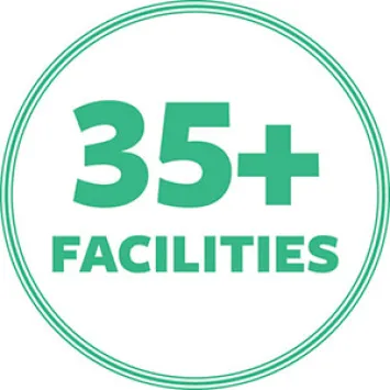Midwest region -number of cold chain warehouse facilities highlight - 35+