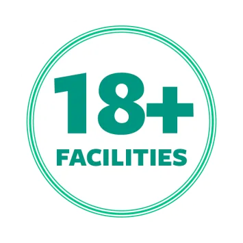 Graphic showing the 18+ Lineage facilities in the Great Plains region of the US