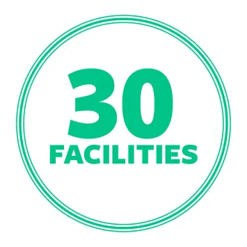 Présentation graphique Lineage ses 30 installations d'entreposage frigorifique dans le nord-ouest du Pacifique.